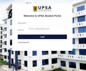 UPSASIP Student Portal .